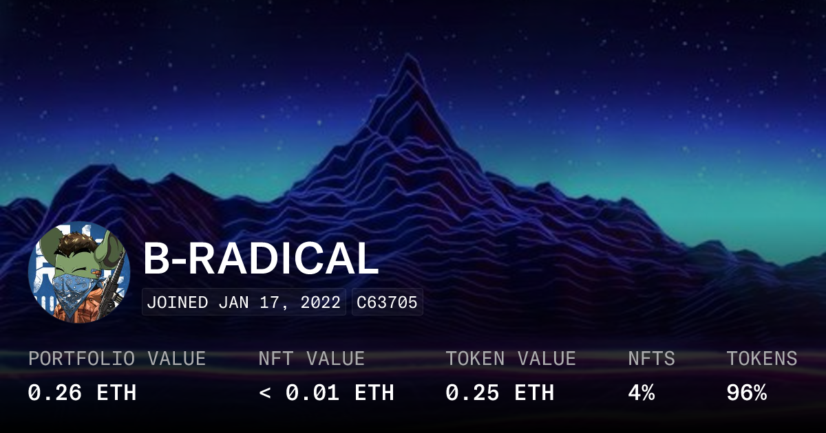 B-RADICAL - Profile | OpenSea