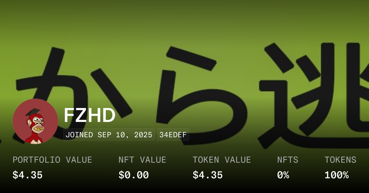 FZHD - Profile | OpenSea