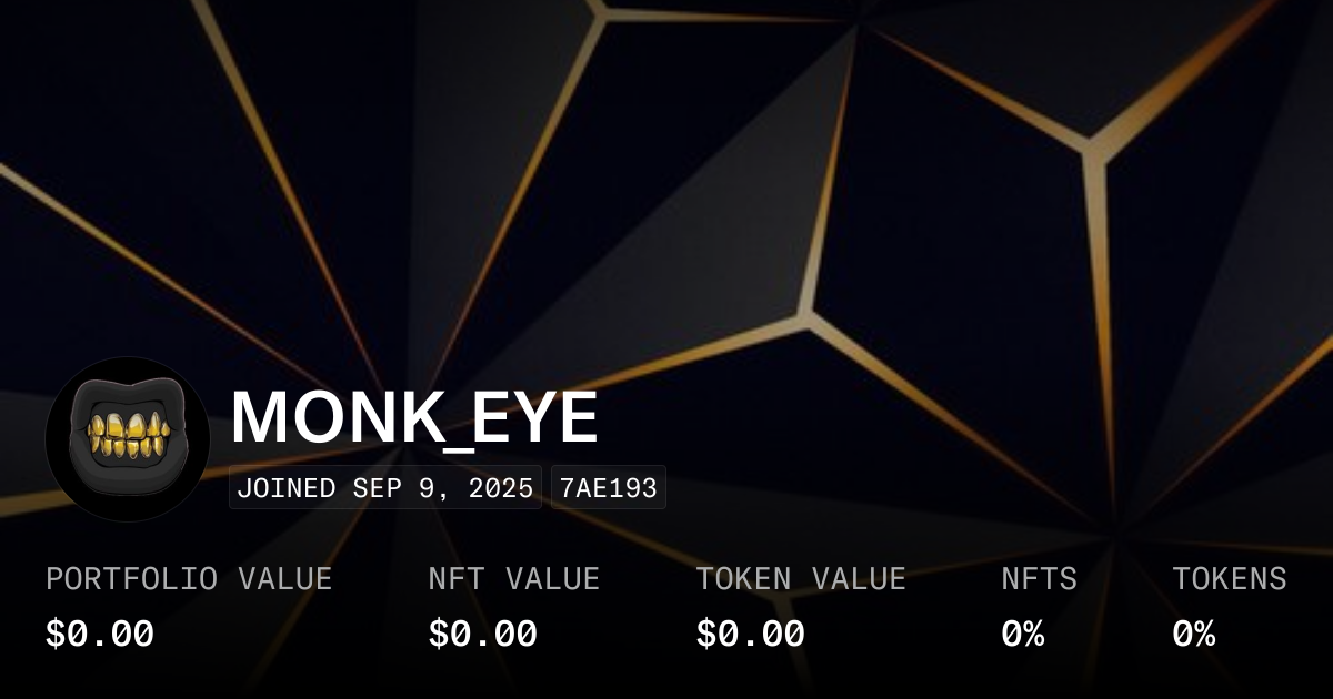 MONK_EYE - Profile | OpenSea