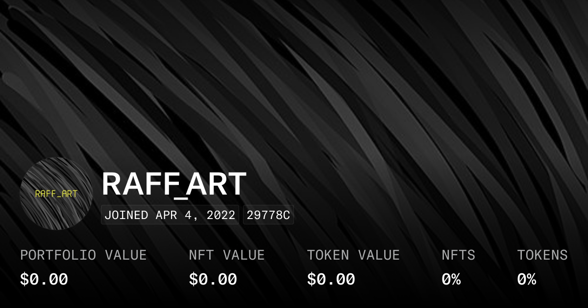 RAFF_ART - Profile | OpenSea