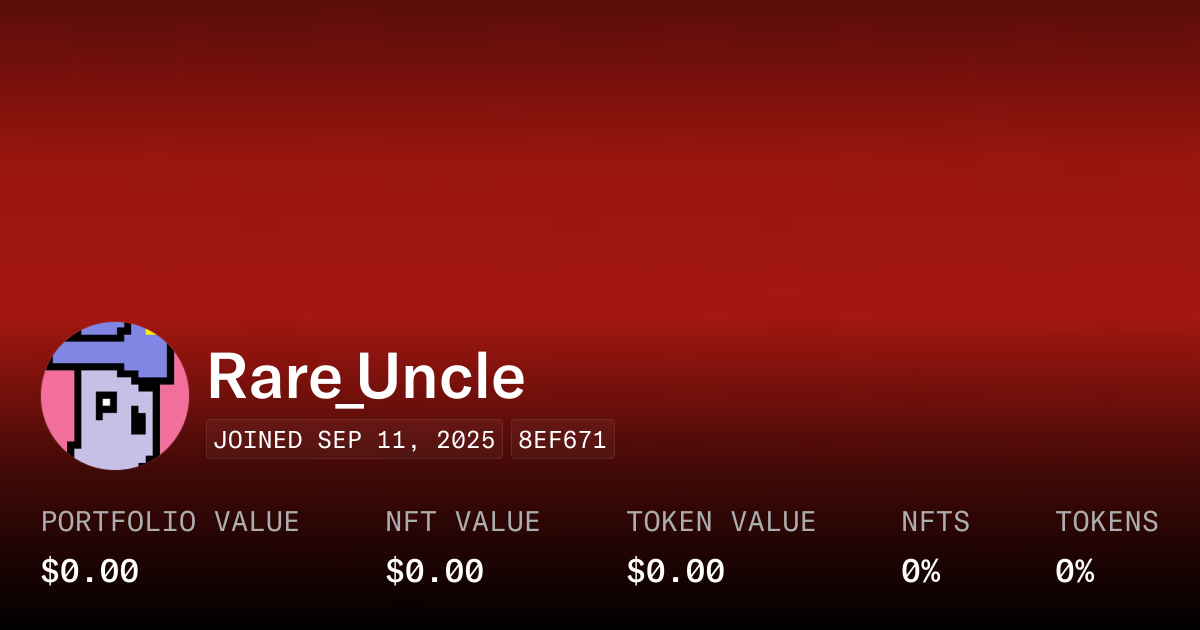 Rare_Uncle - Profile | OpenSea