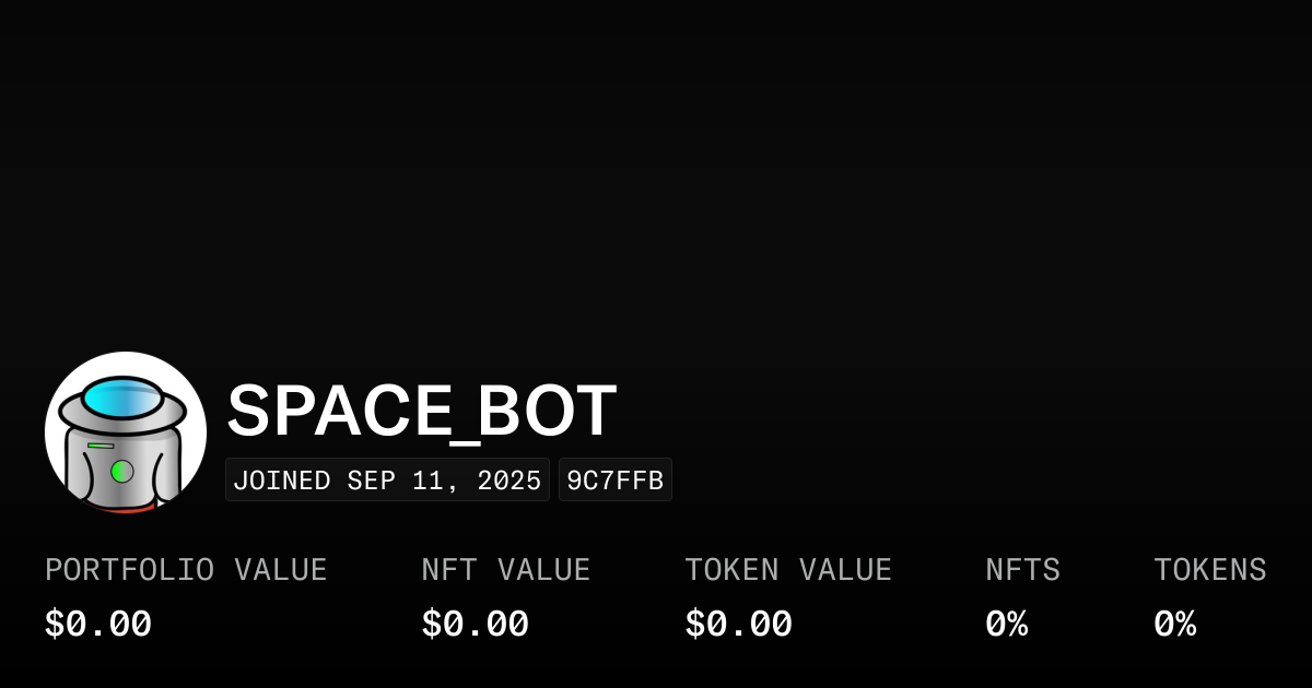 SPACE_BOT - Profile | OpenSea