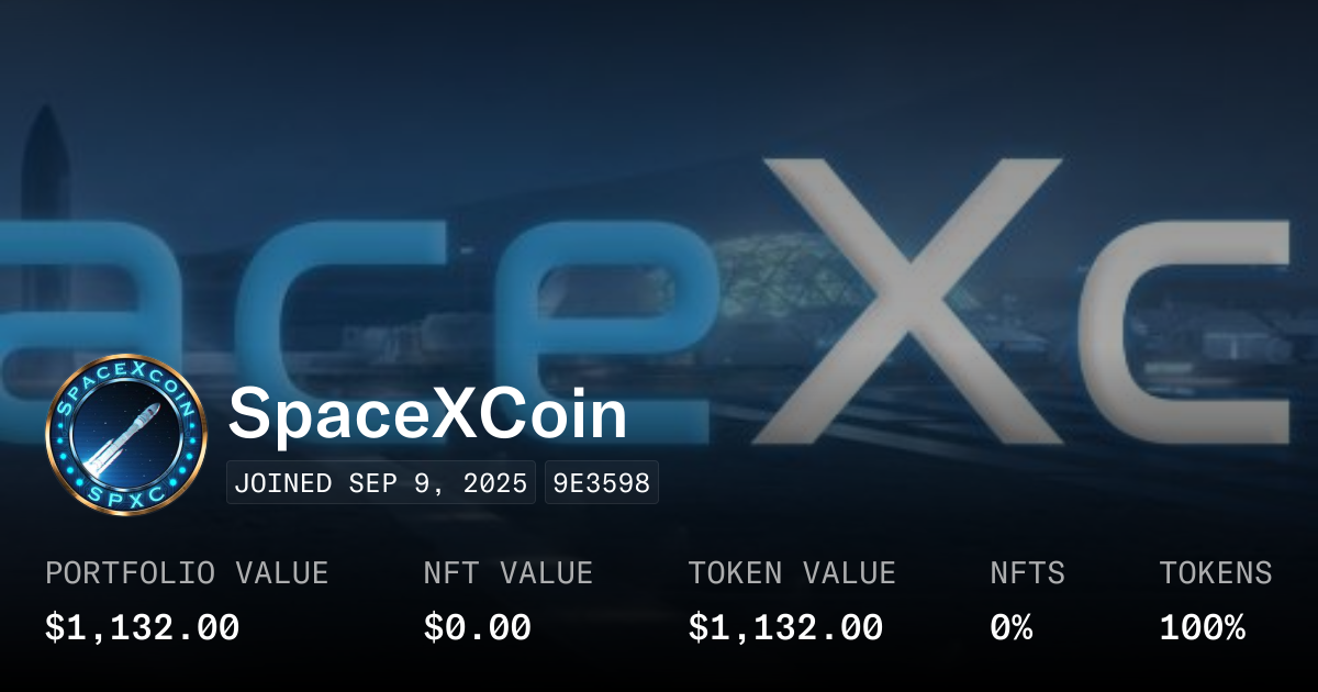 SpaceXCoin - Profile | OpenSea