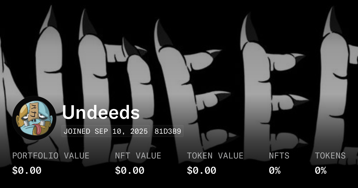 Undeeds - Profile | OpenSea