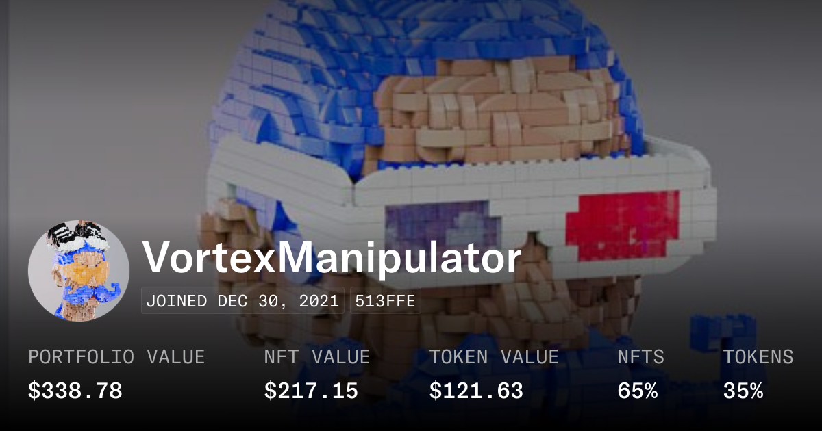 VortexManipulator - Profile | OpenSea
