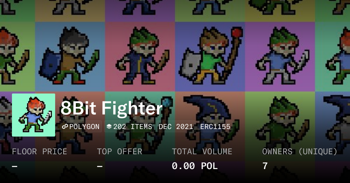 8Bit Fighter - Collection | OpenSea