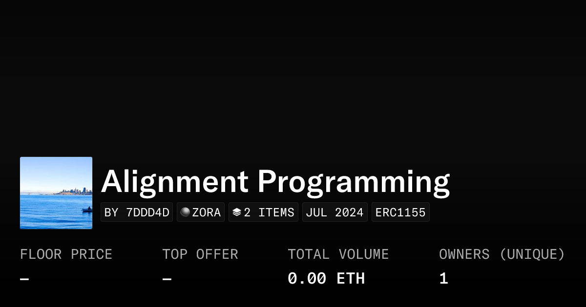 Alignment Programming - Collection | OpenSea