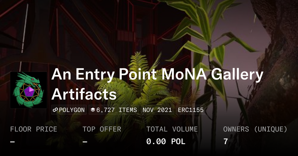 An Entry Point MoNA Gallery Artifacts - Collection | OpenSea