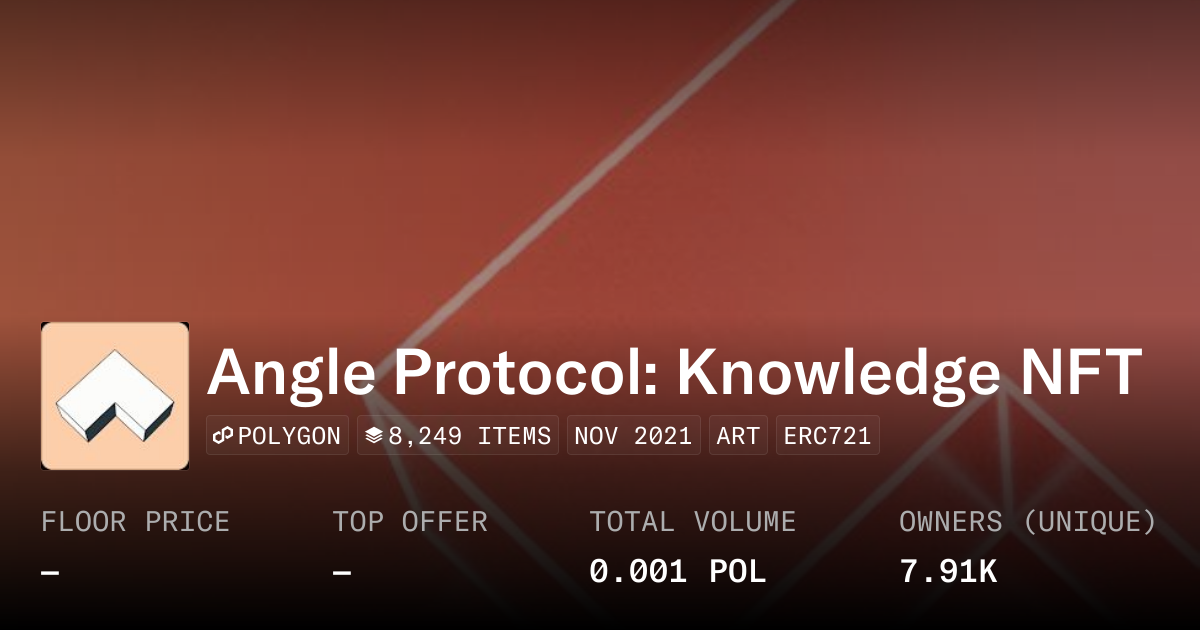 Angle Protocol: Knowledge NFT - Collection | OpenSea