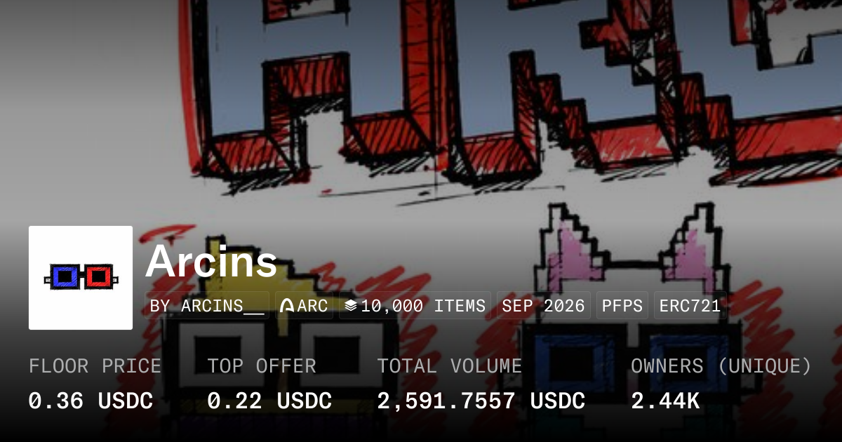Arcins 0.35 USDC - Collection | OpenSea