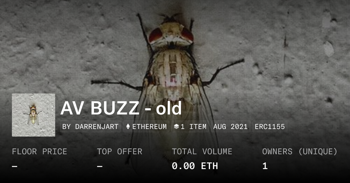 AV BUZZ old Collection OpenSea