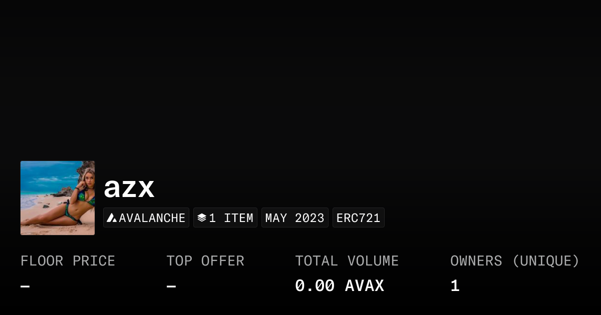azx - Collection | OpenSea