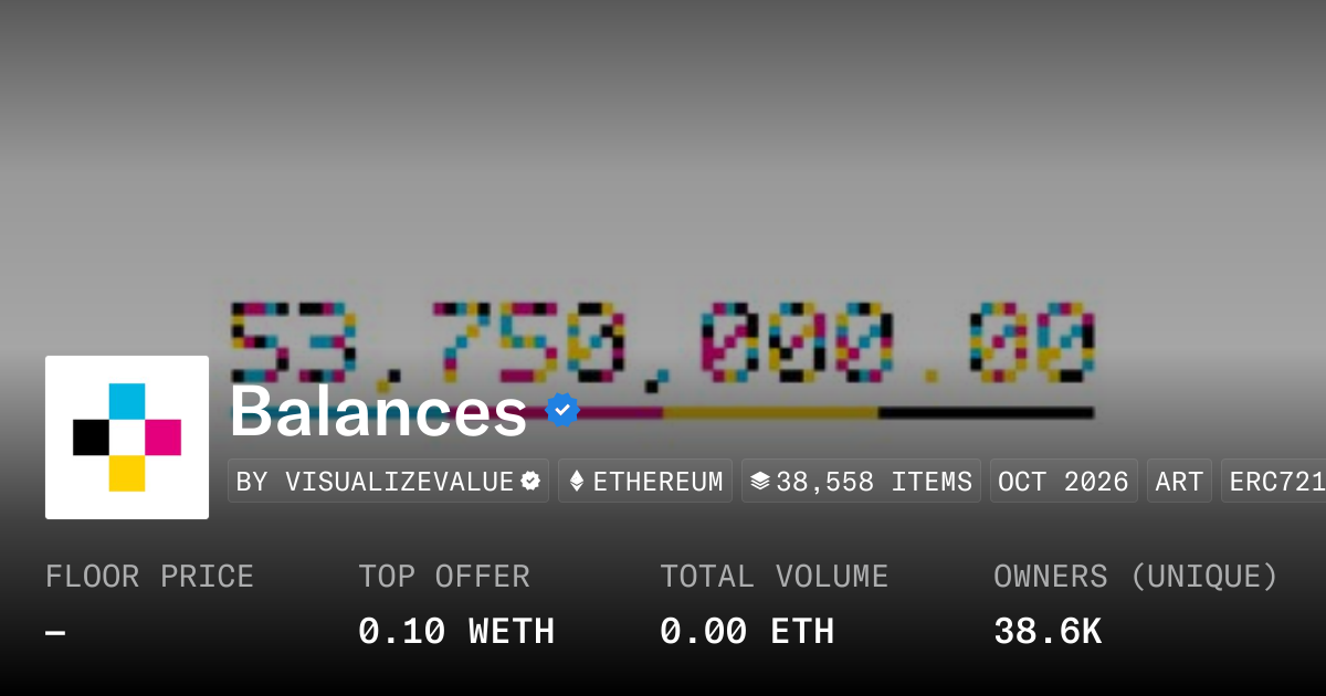 Balances - Collection | OpenSea