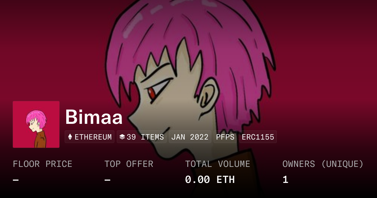 Bimaa - Collection | OpenSea