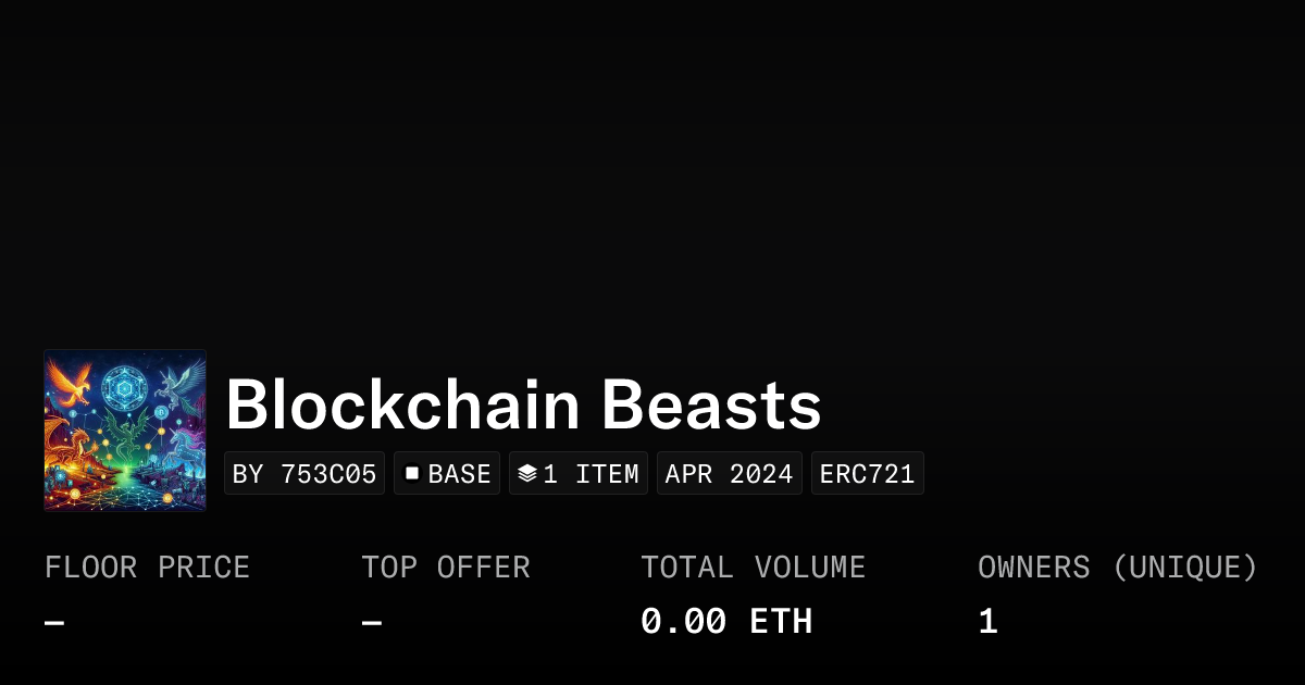 Blockchain Beasts