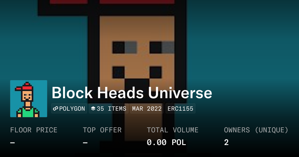 Block Heads Universe - Collection | OpenSea