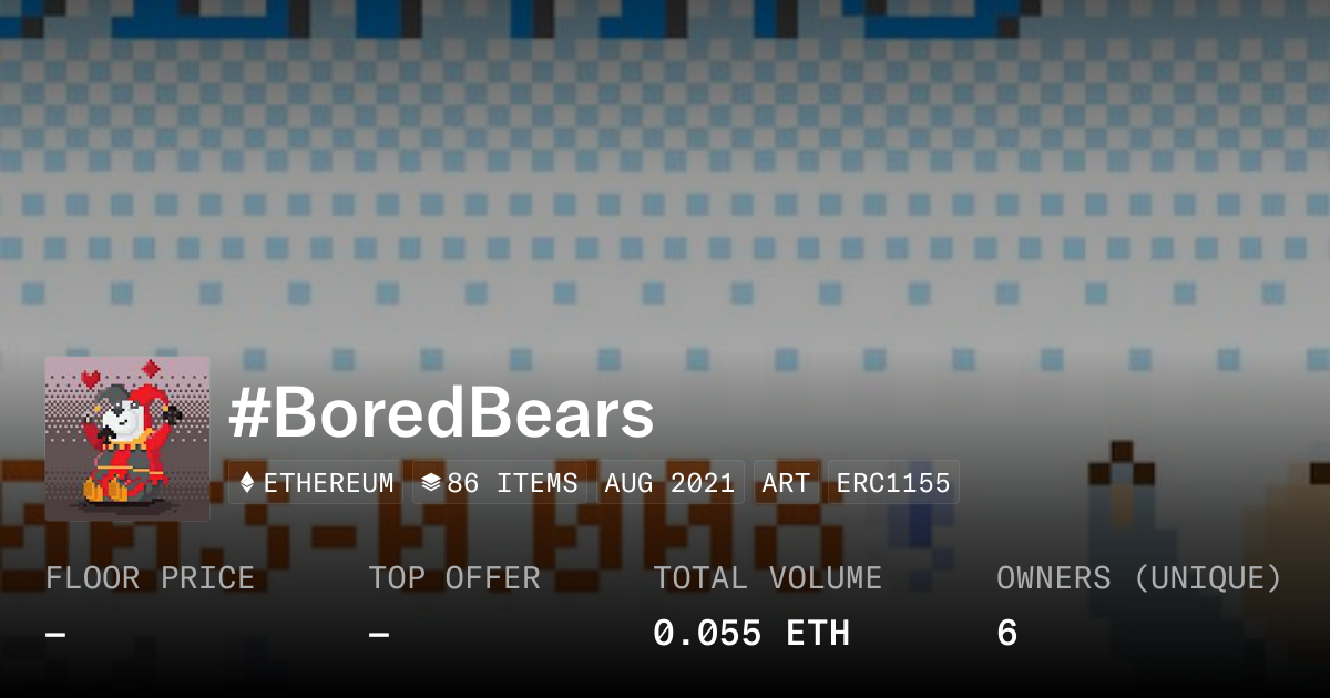 #BoredBears - Collection | OpenSea