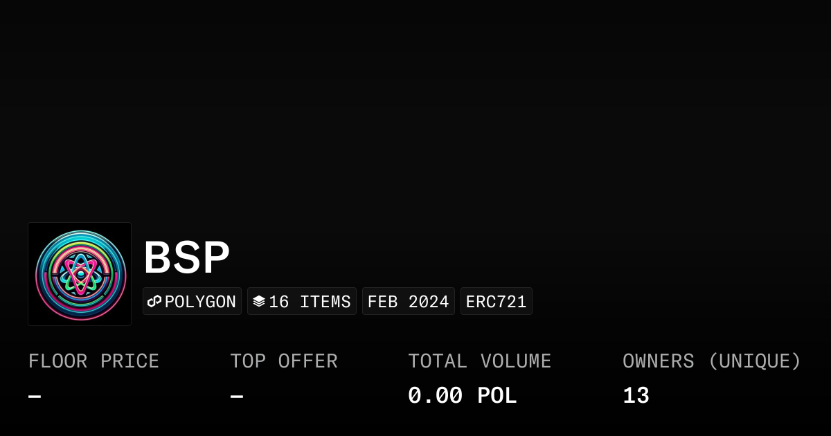 BSP - Collection | OpenSea