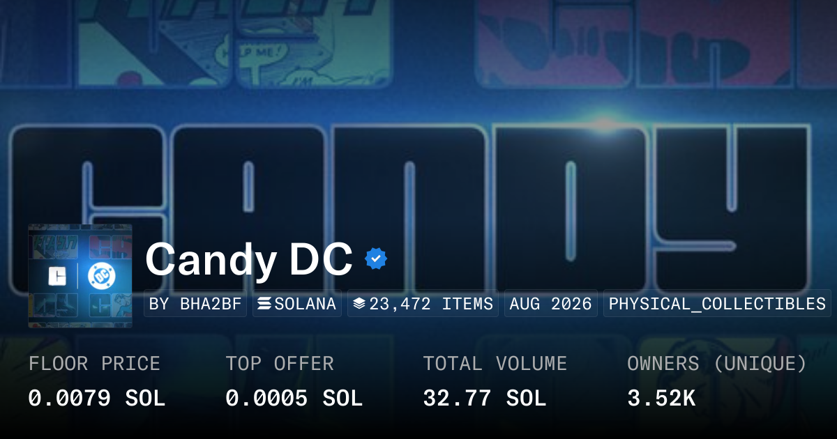 Candy DC 0.0079 SOL - Collection | OpenSea