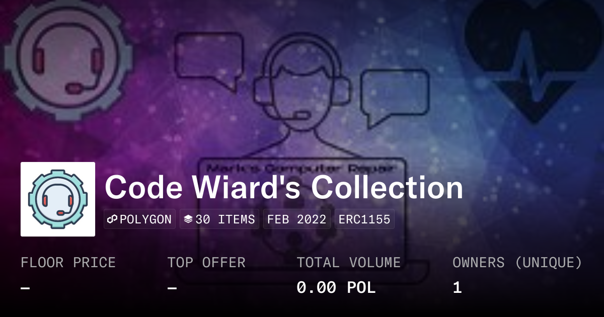 Code Wiard's Collection - Collection | OpenSea