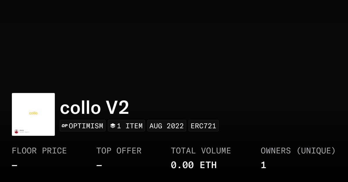 collo V2 - Collection | OpenSea