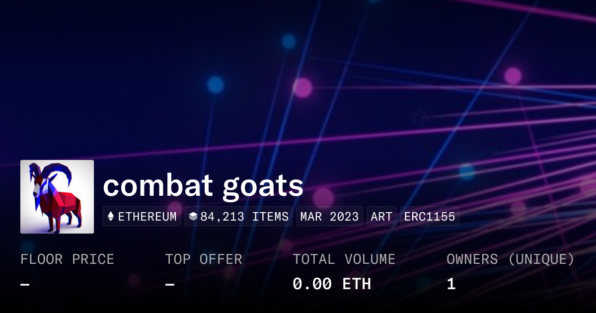 combat goats - Collection | OpenSea