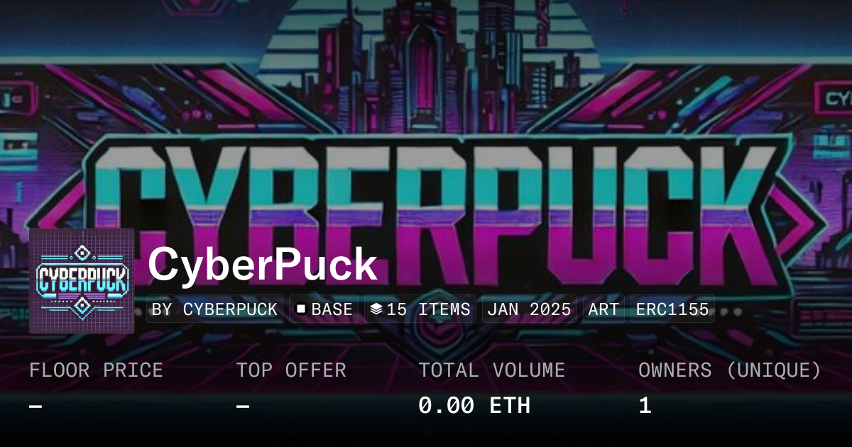 CyberPuck - Collection | OpenSea