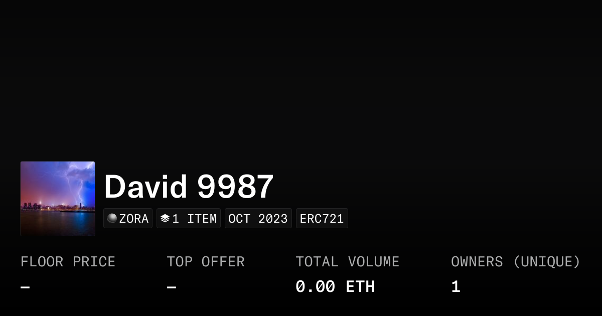David 9987 - Collection | OpenSea
