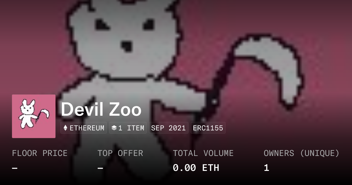 Devil Zoo - Collection | OpenSea