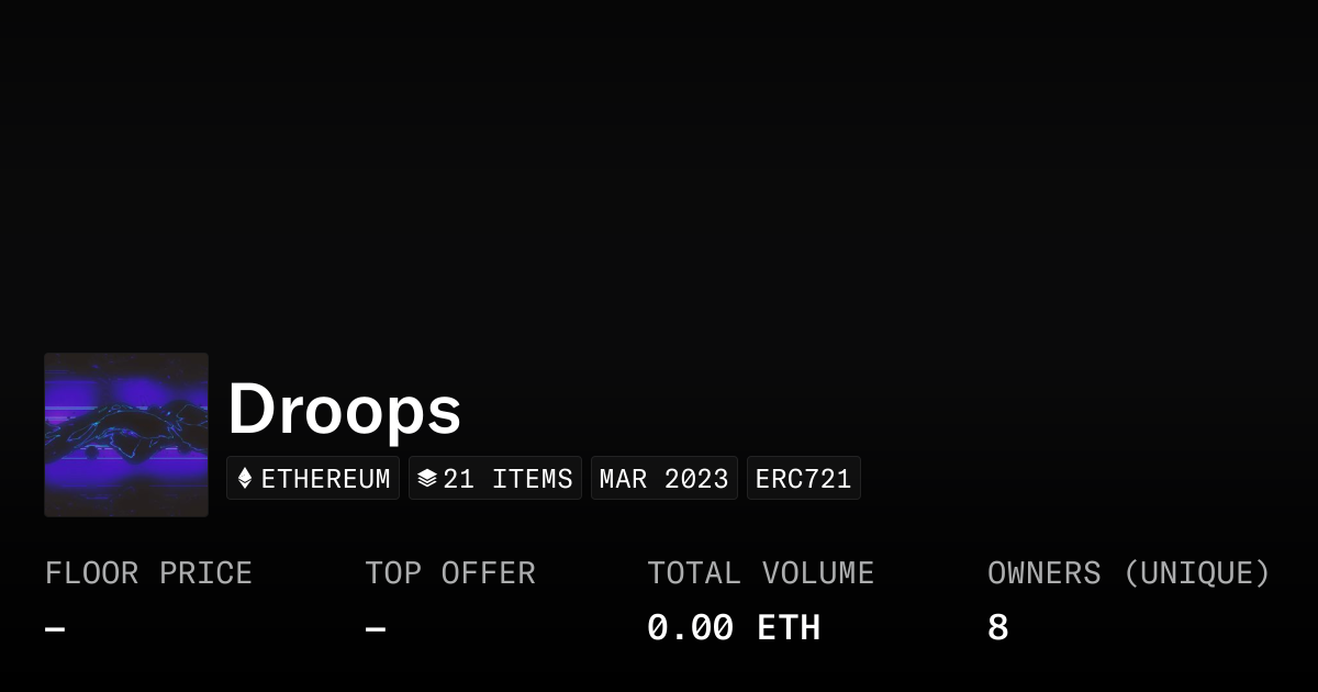 Droops - Collection | OpenSea