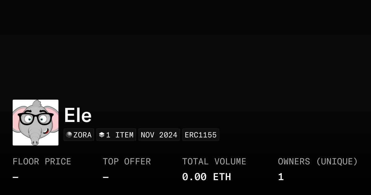 Ele - Collection | OpenSea