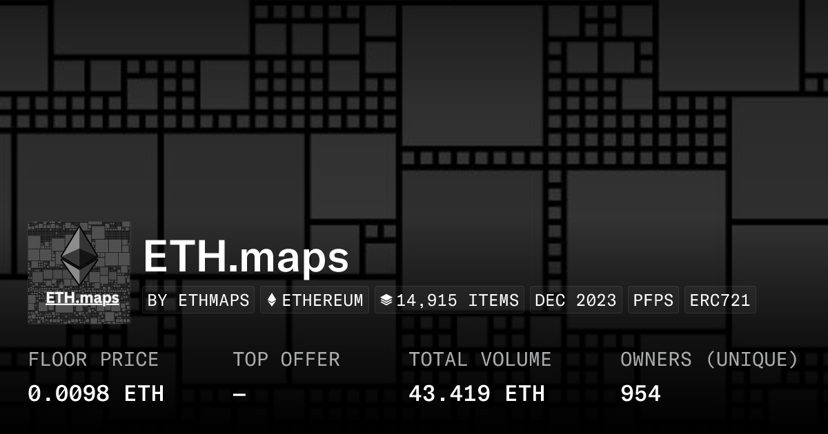 ETH.maps - Collection | OpenSea