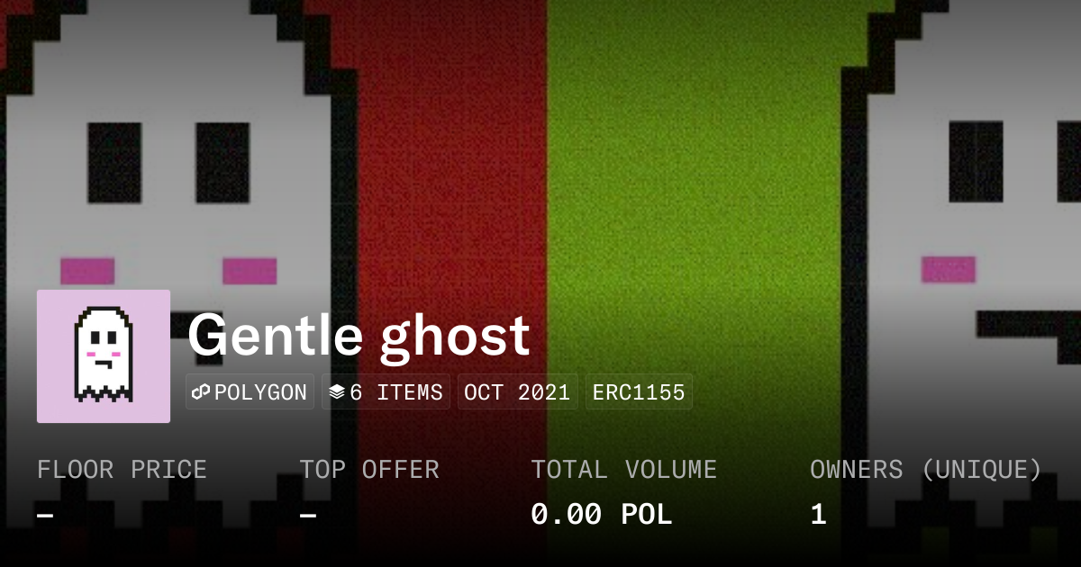 Gentle ghost - Collection | OpenSea