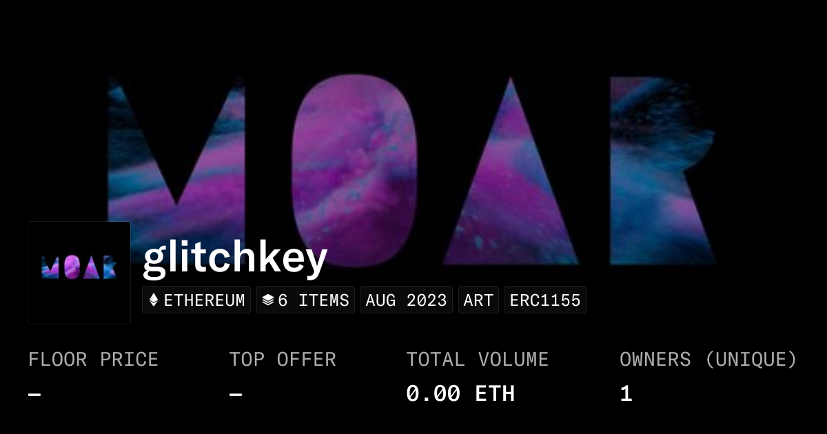 glitchkey - Collection | OpenSea
