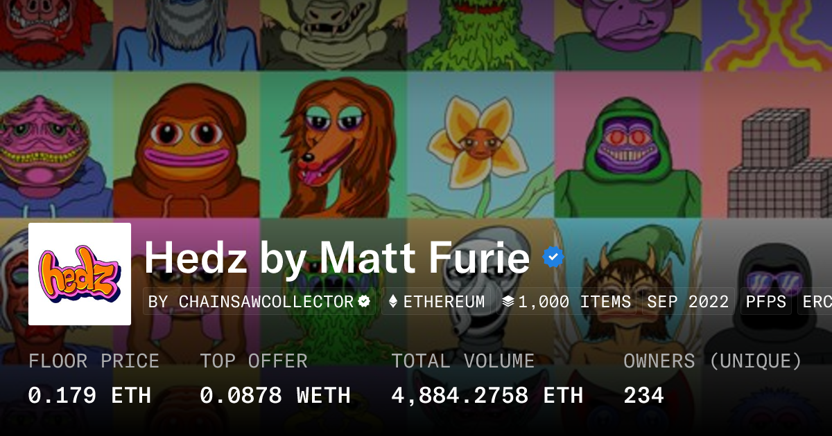 コレクション Matt Furie Dungeon Family Hedz by Matt Furie - Collection | OpenSea