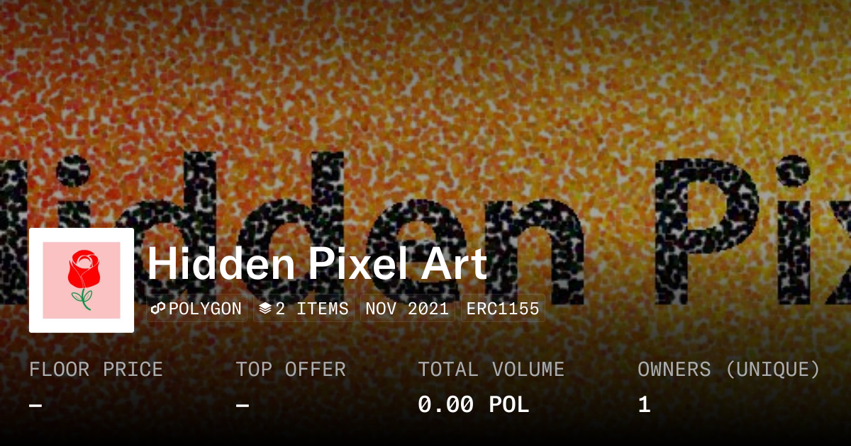 Hidden Pixel Art - Collection | OpenSea