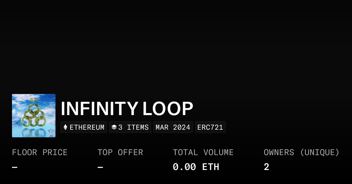 INFINITY LOOP - Collection | OpenSea