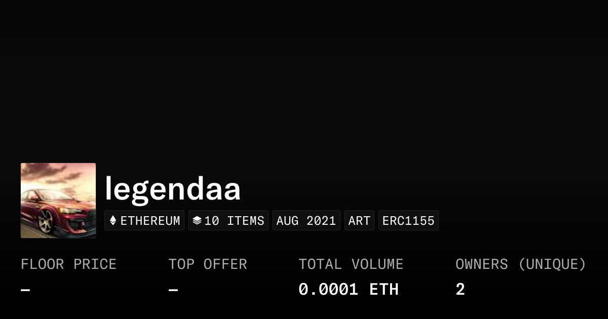 legendaa - Collection | OpenSea