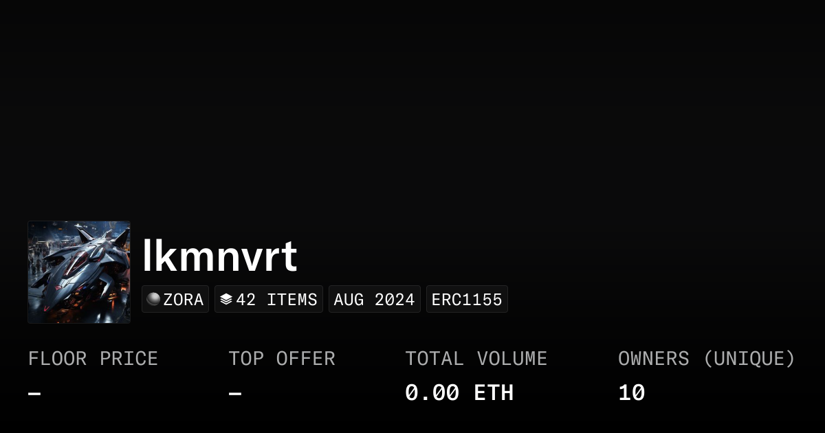 lkmnvrt - Collection | OpenSea