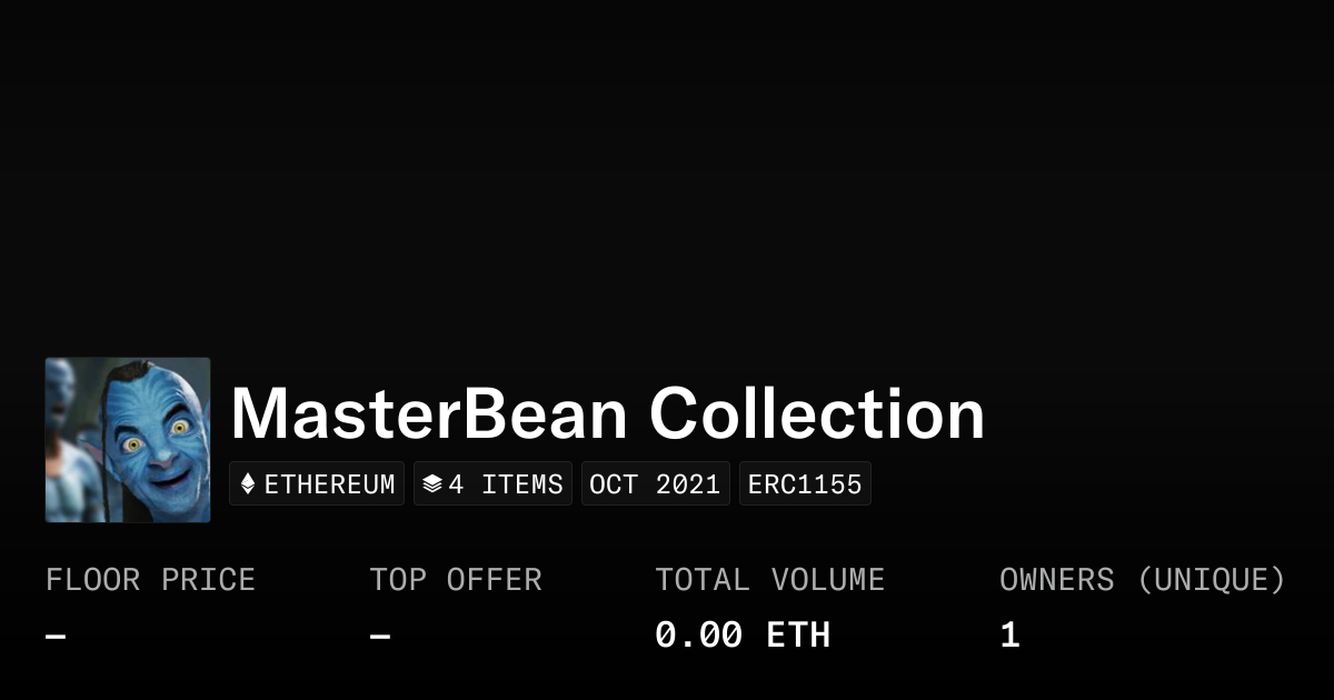 MasterBean Collection - Collection | OpenSea