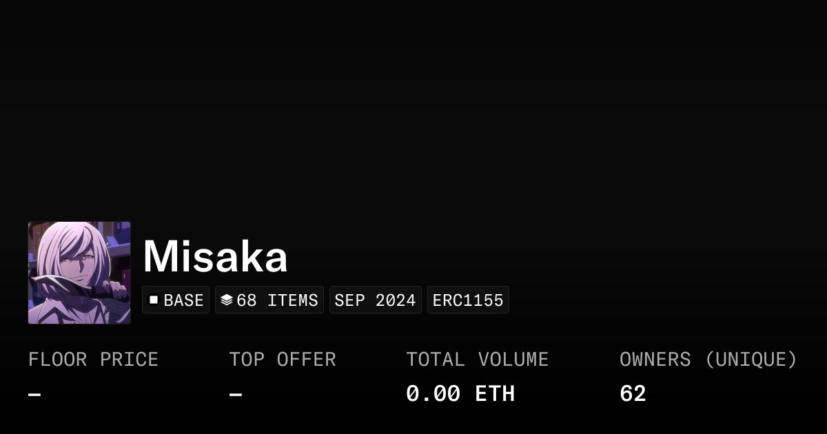 Misaka - Collection | OpenSea