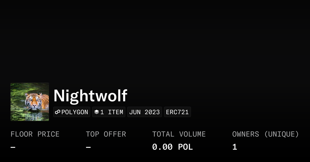 Nightwolf - Collection | OpenSea