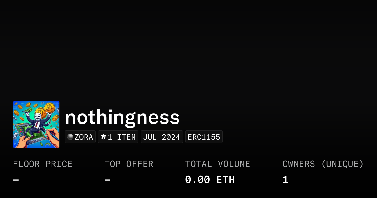 nothingness - Collection | OpenSea