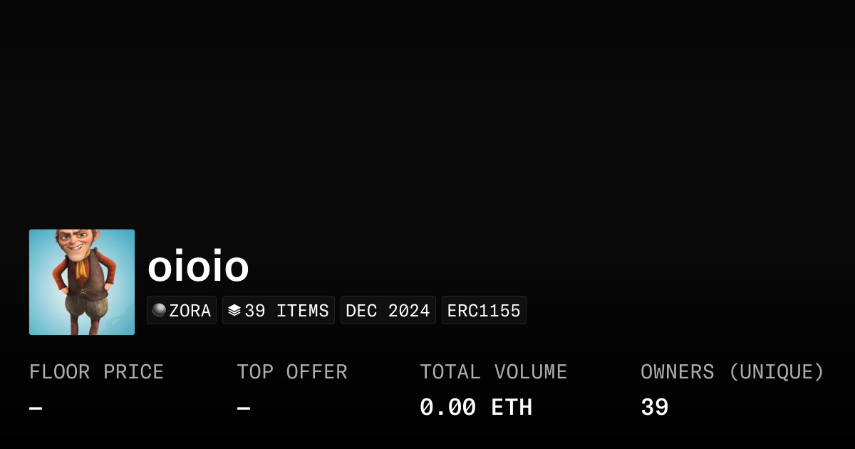oioio - Collection | OpenSea