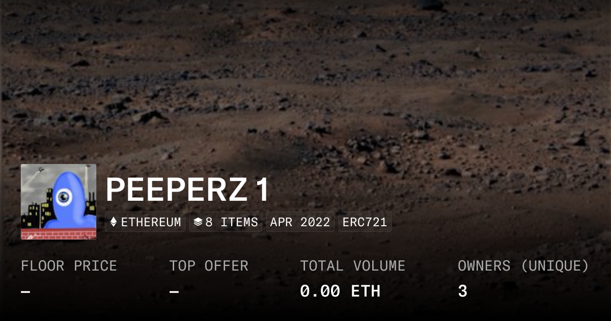 PEEPERZ 1 - Collection | OpenSea