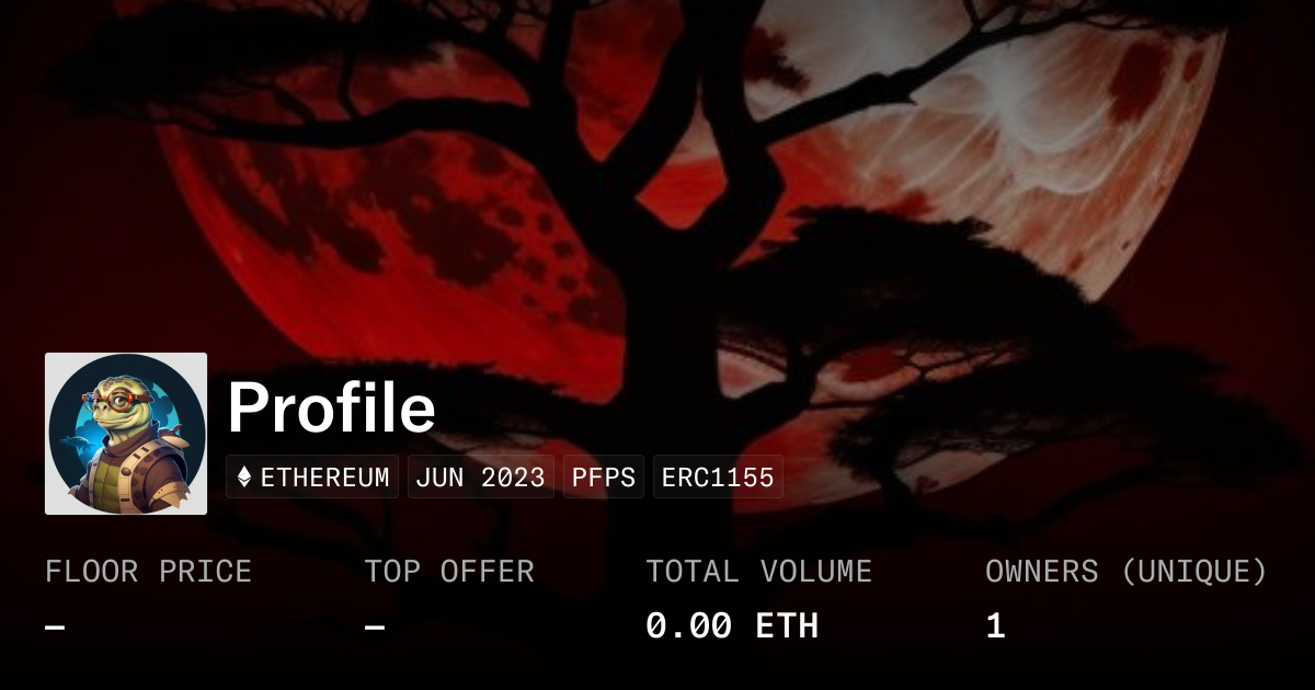 Profile - Collection | OpenSea