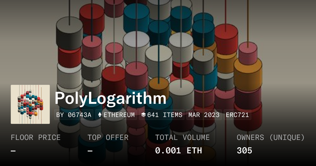 PolyLogarithm - Collection | OpenSea