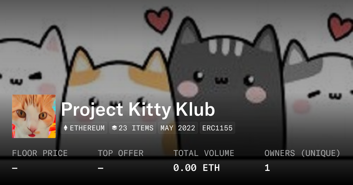 Project Kitty Klub - Collection | OpenSea