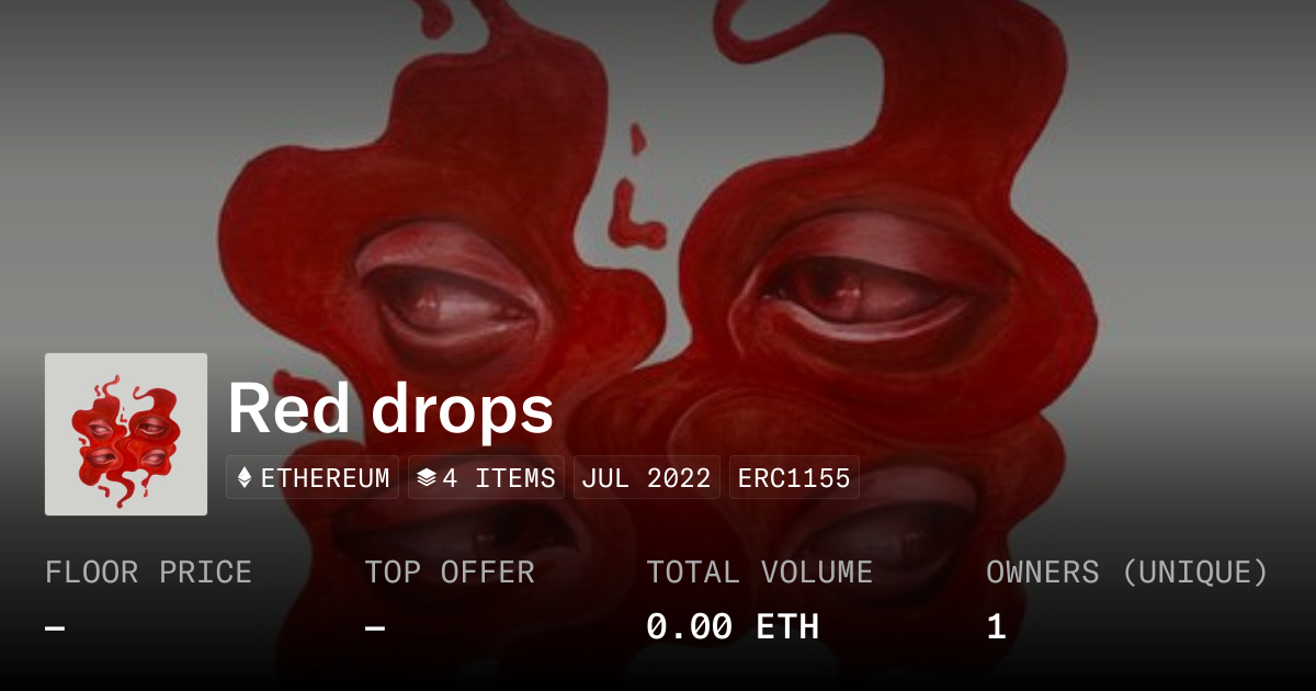 Red drops - Collection | OpenSea