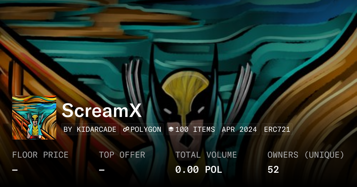 ScreamX - Collection | OpenSea